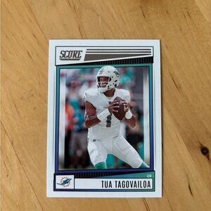 🏈 3/$10 🏈 TUA TAGOVAILOA 2022 Panini Score Football Trading Card # 274